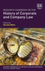 Image for Research handbook on the history of corporate and company law