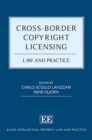 Image for Cross-border copyright licensing  : law and practice