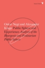 Image for Public sphere and experience  : toward an analysis of the bourgeois and proletarian public sphere