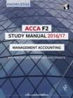 Image for ACCA F2 Study Manual : Managing Accounting