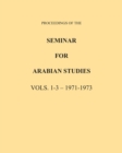 Image for Proceedings of the Seminar for Arabian Studies Volume 1-3 1971-1973