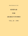 Image for Proceedings of the Seminar for Arabian Studies Volume 20 1990