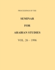 Image for Proceedings of the Seminar for Arabian Studies Volume 26 1996