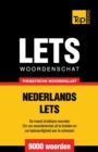 Image for Thematische woordenschat Nederlands-Lets - 9000 woorden