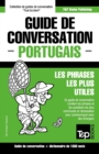 Image for Guide de conversation Francais-Portugais et dictionnaire concis de 1500 mots