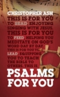Image for Psalms for you  : how to pray, how to feel and how to sing