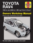 Image for Toyota RAV4 petrol and diesel service and repair manual  : 1994 to 2006