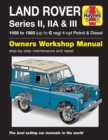 Image for Land Rover series II, IIA &amp; III petrol and diesel service and repair manual  : 1958 to 1985