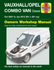 Image for Vauxhall/Opel Combo Diesel Van (Oct 2001 to Jan 2012) 51 to 61 Haynes Repair Manual