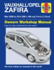 Image for Vauxhall/Opel Zafira (Mar 09-14) 09 to 64 Haynes Repair Manual
