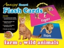 Image for Amazing Board Flash Cards Farm &amp; Wild Animals
