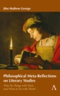 Image for Philosophical Meta-Reflections on Literary Studies