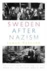 Image for Sweden after Nazism: politics and culture in the wake of the Second World War