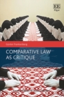 Image for Comparative law as critique