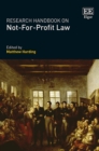 Image for Research handbook on not-for-profit law