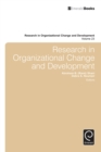 Image for Research in organizational change and development