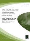 Image for Papers from the 7th IWC TQM Conference 2013, Belgrade: The TQM Journal