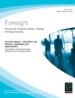 Image for Services futures - directions and features, challenges and opportunities: foresight