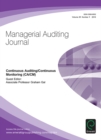 Image for Continuous Auditing/continuous Monitoring (Ca/cm): Managerial Auditing Journal