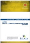 Image for ACCA - F4 Corporate &amp; Business Law (England) (for Exams Up to August 2016)