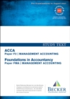 Image for ACCA paper F2, management accounting, foundations in accountancy paper FMA management accounting