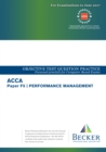 Image for ACCA Approved - F5 Performance Management : Objective Test Question Practice Booklet (for All Exams to June 2017)