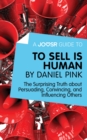 Image for Joosr Guide to... To Sell Is Human by Daniel Pink: The Surprising Truth about Persuading, Convincing, and Influencing Others.