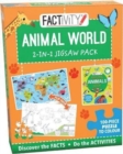Image for Factivity Animal World 2-in-1 Jigsaw Pack : 100-Piece Puzzle to Colour