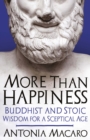 Image for More than happiness: Buddhist and stoic wisdom for a sceptical age