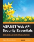 Image for ASP.NET Web API Security Essentials