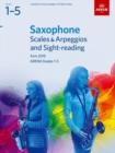Image for Saxophone Scales &amp; Arpeggios and Sight-Reading, ABRSM Grades 1-5 : from 2018