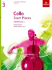 Image for Cello Exam Pieces 2020-2023, ABRSM Grade 3, Score &amp; Part
