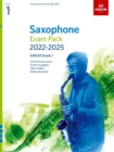 Image for Saxophone Exam Pack from 2022, ABRSM Grade 1 : Selected from the syllabus from 2022. Score &amp; Part, Audio Downloads, Scales &amp; Sight-Reading