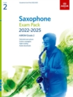 Image for Saxophone Exam Pack from 2022, ABRSM Grade 2 : Selected from the syllabus from 2022. Score &amp; Part, Audio Downloads, Scales &amp; Sight-Reading