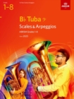 Image for Scales and Arpeggios for B flat Tuba (bass clef), ABRSM Grades 1-8, from 2023