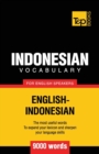 Image for Indonesian vocabulary for English speakers - 9000 words