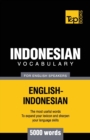 Image for Indonesian vocabulary for English speakers - 5000 words
