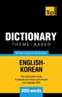 Image for Theme-based dictionary British English-Korean - 3000 words
