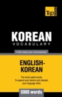 Image for Korean vocabulary for English speakers - 5000 words