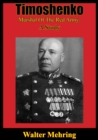 Image for Timoshenko, Marshal Of The Red Army: A Study
