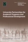 Image for University partnerships for academic programs and professional development