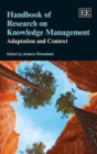 Image for Handbook of Research on Knowledge Management