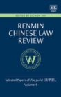 Image for Renmin Chinese Law Review Volume 4: Selected Papers of The Jurist
