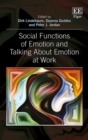 Image for Social functions of emotion and talking about emotion at work