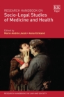Image for Research handbook on socio-legal studies of medicine and health