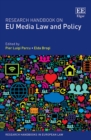 Image for Research handbook on EU media law and policy