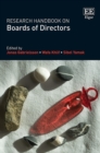 Image for Research handbook on boards of directors