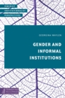 Image for Gender and informal institutions