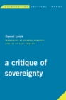 Image for A Critique of Sovereignty