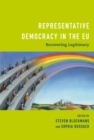 Image for Representative democracy in the EU  : recovering legitimacy